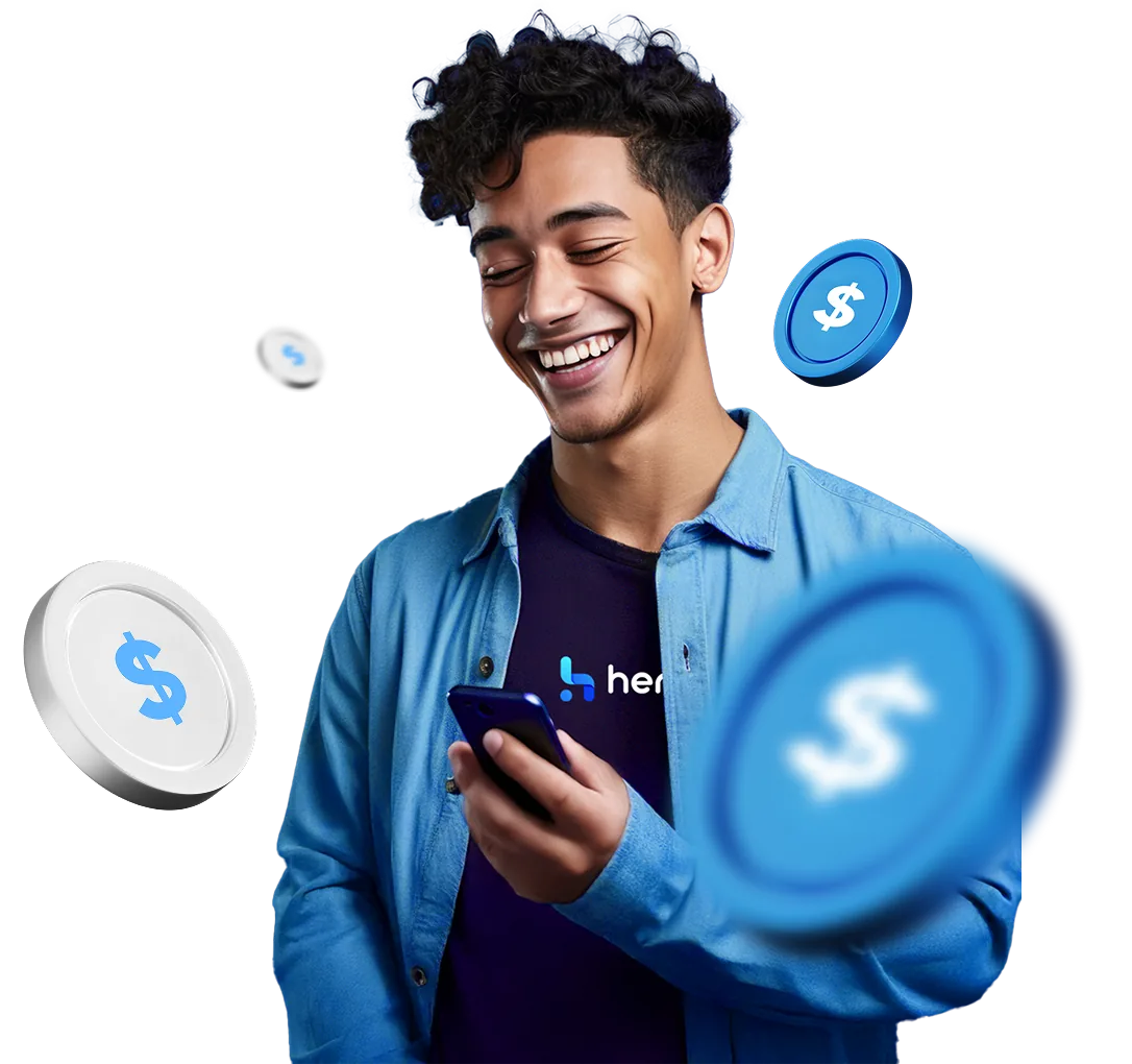 HeroFX affiliate program ‚Äî happy partner with phone